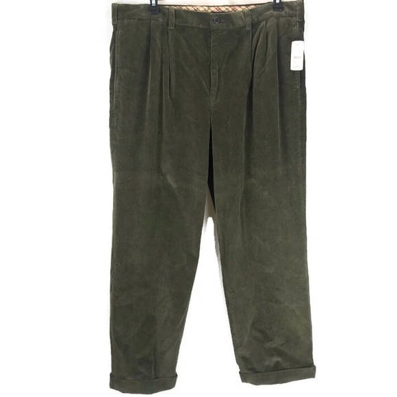 olive green corduroy pants